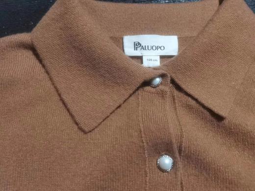 帕罗品名翻领女开衫货号22A1c7126c成份100％山羊绒 商品图2