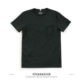 Cicadahood U.S Brown’s Beach Pocket T-shirt 美式复古运动T恤