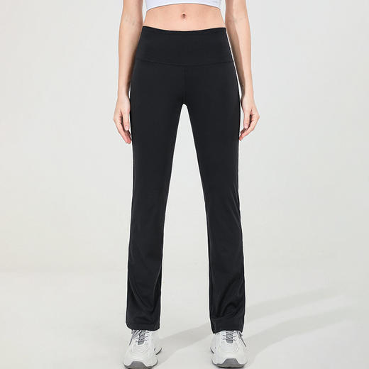 跃牌【活力缤纷】运动瑜伽裤女紧身裤 高弹速干喇叭裤高腰防卷边瑜伽裤BF1054 商品图7