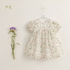 【马克珍妮 芦芙】夏装新款 女童棉真丝温柔夏花连衣裙230881 商品缩略图1
