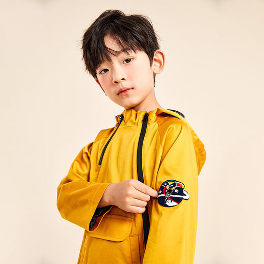 mettekids儿童外套男童春秋新款外穿童装上衣中大童洋气时髦夹克 商品图1