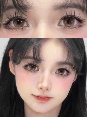 年抛 橘子气泡水 sheepcon  大直径14.5 着色14.3 ( 同品牌多副更划算 选款色板在详情页)