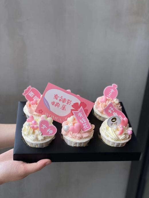 女神节主题纸杯蛋糕6个装 商品图3