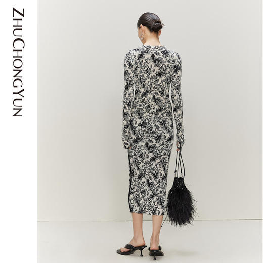 ZHUCHONGYUN 设计感针织半身裙C1CX1765M 商品图2