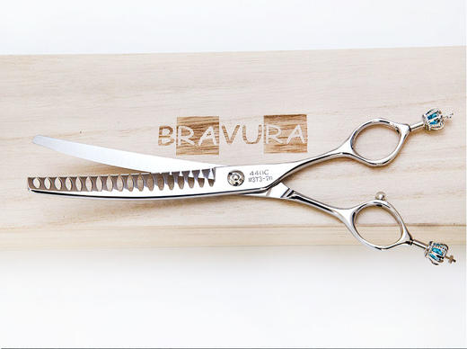 宠物经典弯鱼骨剪 M3T3-70  升级VG10钢材 意大利BRAVURAGROOM 商品图4
