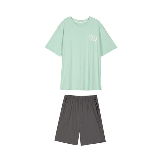 都市丽人都市锋尚凉感无尘棉薄短袖家居服睡衣FH32A1 商品图5