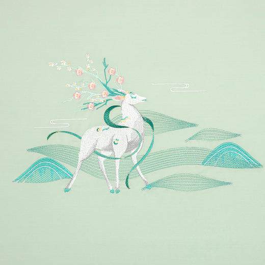 多喜爱山海经 60S新绒棉刺绣四件套 山灵曼路cs 商品图2