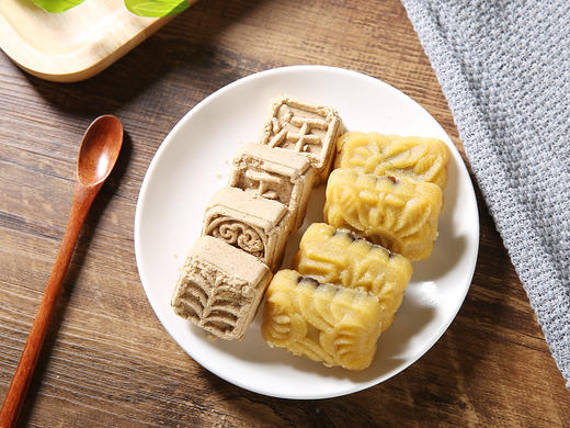 武汉 汪玉霞芝麻绿豆糕350g/盒（保质期20天） 商品图11