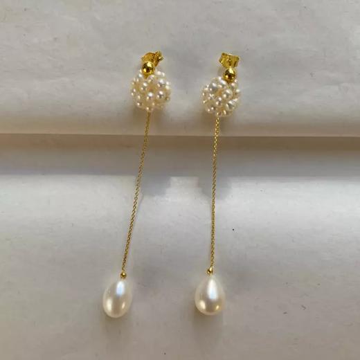 北京仓｜Bonvo-Pearl Drop-珍珠 耳环［希腊设计师］ 商品图0
