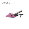 DFuse迪芙斯2023春季新款羊皮尖头蝴蝶结单鞋凉鞋女鞋DF31114043 商品缩略图5