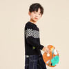 mettekids儿童羊绒衫男孩春秋新款加厚针织衫中大童撞色休闲毛衣 商品缩略图3