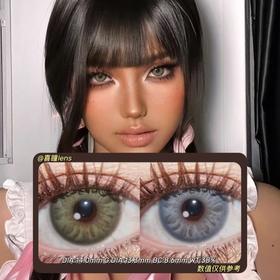 COCOCON年抛·蓝毒&绿毒·14.0mm(着色13.3mm 仅供参考) 0-800度(无525/575) 韩产进口·(建议佩戴6-8个月左右更换)