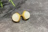 【御珠宫坊】金镶羊脂玉耳钉 商品缩略图1