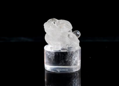 吉祥天地 白水晶龙印 商品图0