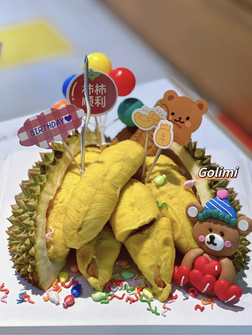 【预定】网红榴莲鲜果蛋糕 商品图0