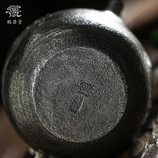 鹤鼎堂 闻天系列驷驖急须麻纹錾刻鸳鸯福禄（银色）（缺货） 商品图4