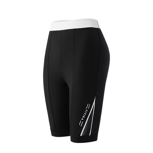 加拿大TITIKA撞色高腰骑行裤女收腹网纱吸汗排湿健身运动瑜伽裤2DP21052 商品图4