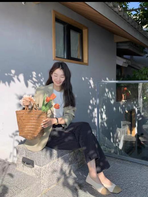 【YW】无忧购春季韩版通勤单排扣后开叉纽扣宽松西服外套668（截单后7天发货)25年清仓捡漏 商品图2