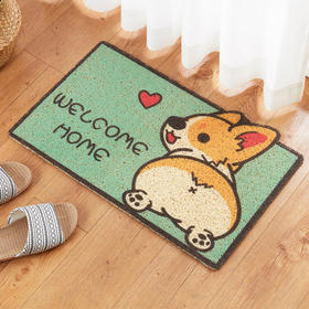 室外门垫 大臀柯基