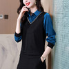 假两件衬衫春季新款中老年妈妈装QB-HGH6933 商品缩略图0
