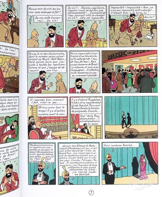 【中商原版】丁丁历险记13 七个水晶球 法文原版 Les aventures de Tintin Vol 13 Les 7 boules de cristal Herge 商品图7