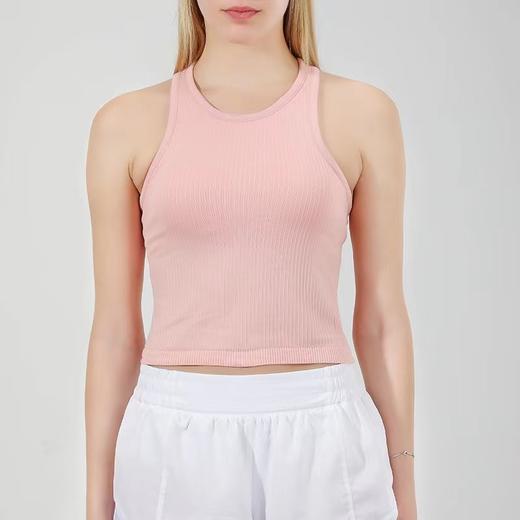 跃牌【活力缤纷】系列 高弹螺纹瑜伽背心带胸垫工字美背 BF88251 商品图1