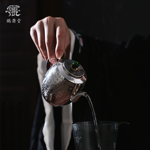 鹤鼎堂 闻天系列式谷急须錾刻心经（缺货） 商品图2