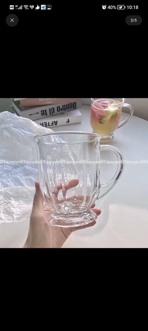 玻璃带把果汁杯 商品图1