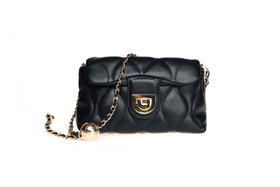 豪麟名鞋奥莱迪嘉女装牛皮革手袋TWPB31TW206黑色  原价1460元