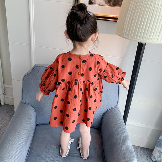 裁缝学苑 TD20儿童灯笼袖韩版裙1:1实物服装纸样剪裁图纸牛皮纸样 商品图1