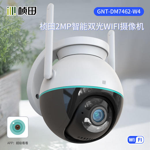 桢田2MP双光警戒wifi云台球机  DM7262-W4 商品图0