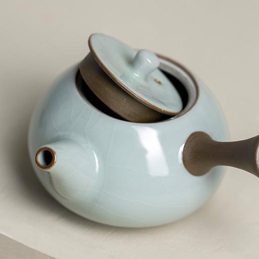 东土青瓷中式高档茶具套装乔迁礼品汝窑陶瓷送长辈茶具礼盒 商品图4