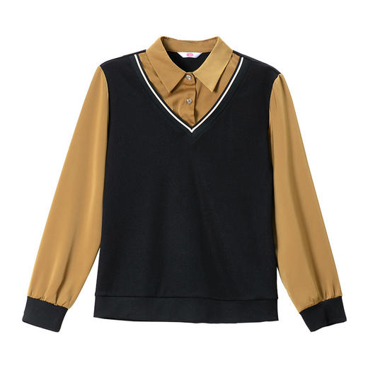 假两件衬衫春季新款中老年妈妈装QB-HGH6933 商品图4