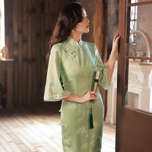 气质优雅温婉淑范，小清新倒大袖年轻款旗袍YG-2150 商品图3