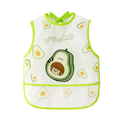 【选对衣服 拒绝污渍】罩衣儿童宝宝吃饭防水防脏女孩围裙无袖反穿衣夏季男婴儿围兜饭兜 商品图4