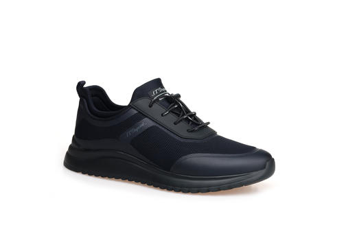 豪麟名鞋奥莱都彭男鞋织物+牛皮革休闲鞋E32111243蓝色  原价3660元 商品图0