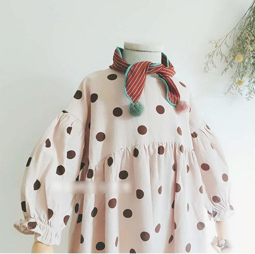 裁缝学苑 TD20儿童灯笼袖韩版裙1:1实物服装纸样剪裁图纸牛皮纸样 商品图4