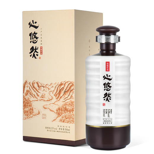 小糊涂仙（心悠然地蕴） 53度白酒酱香型收藏高端白酒送礼 53度 500mL 商品图0