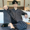 男士睡衣男2023年新款春秋季纯棉长袖青少年潮流四季冬款家居服男 商品缩略图1
