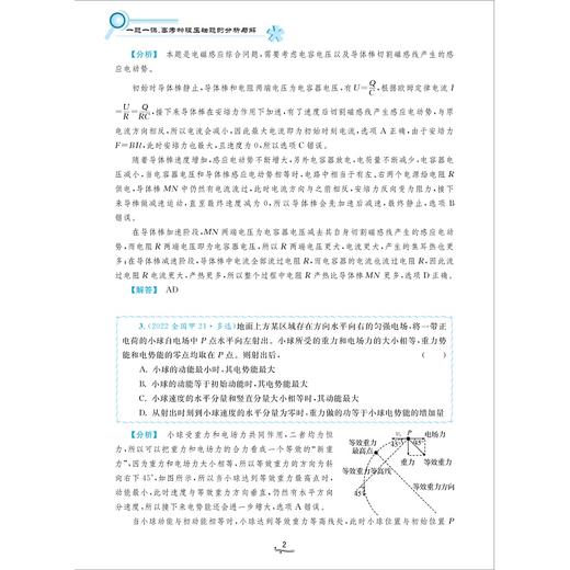 一题一课·高考物理压轴题的分析与解/浙大理科优学/冲刺满分/近五年原创解答/高分学霸解题笔记/蔡明哲/浙江大学出版社 商品图2