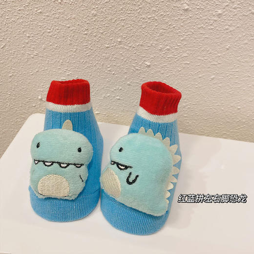 【宝宝可爱中筒防滑公仔袜】婴儿袜子春秋棉无骨0-12月新生幼儿秋冬 商品图7