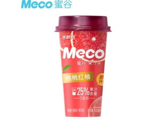 香飘飘蜜谷果汁茶桃桃红柚味400ml 商品图0