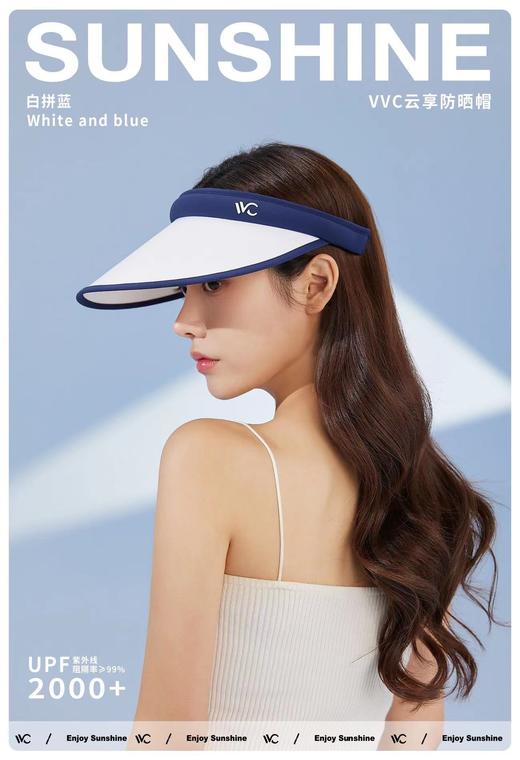 【品牌直发】VVC VTM3S150云享防晒帽 空顶不闷热 防水加长加宽帽檐防晒 商品图3
