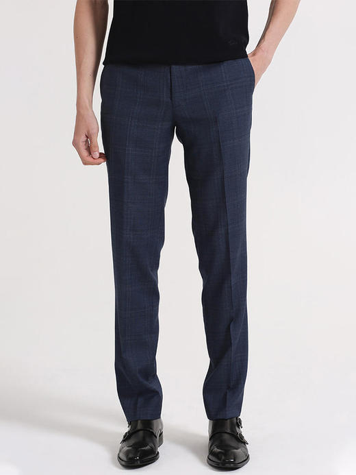 callisto藏青全羊毛西裤 SSBWP002C 商品图0