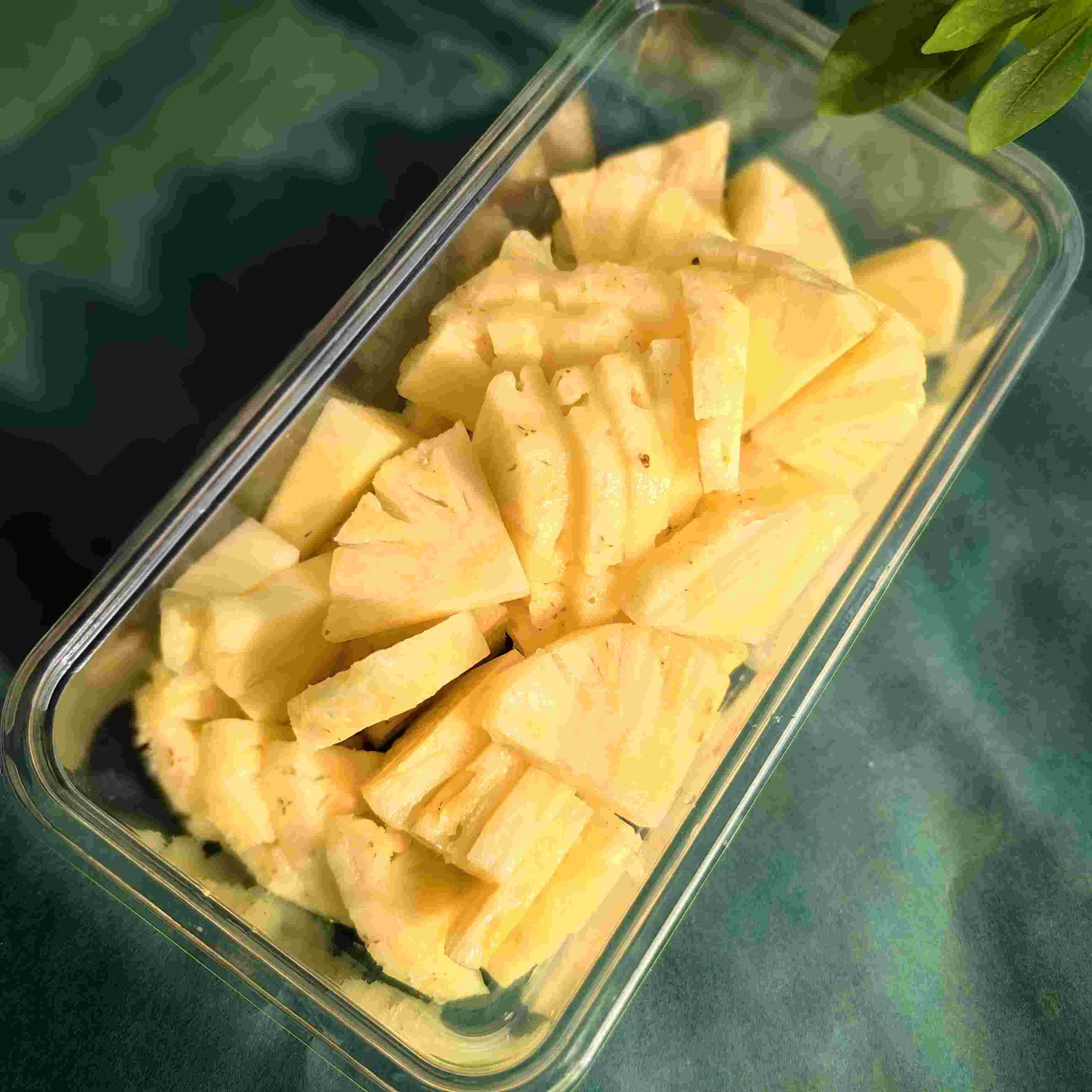 【鲜切长盒】海南·金钻凤梨·500g左右