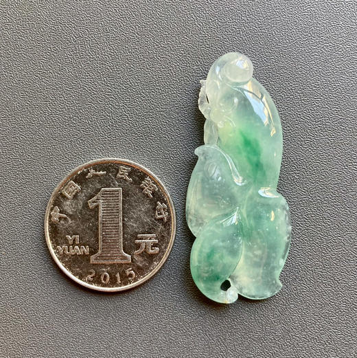 冰种飘阳绿翡翠玉兰花 商品图4