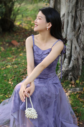 民间仙“紫”纱裙