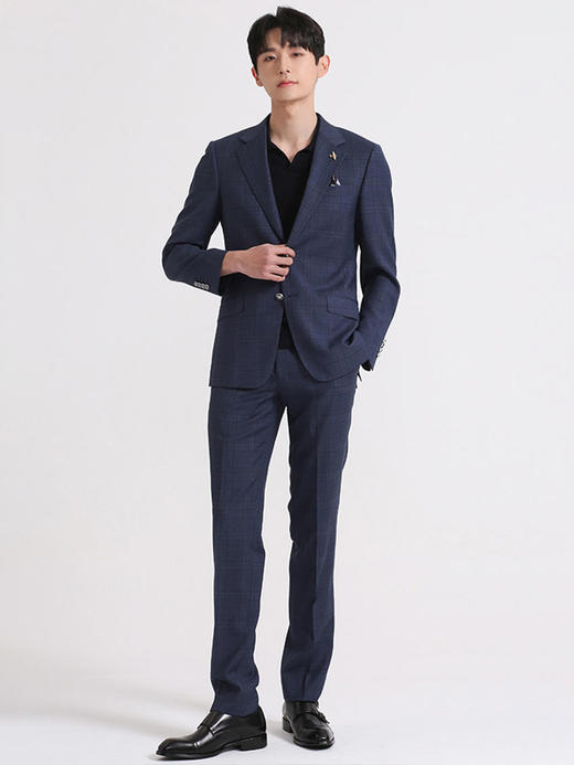 callisto藏青全棉羊毛西服 SSBWJ002C 商品图2