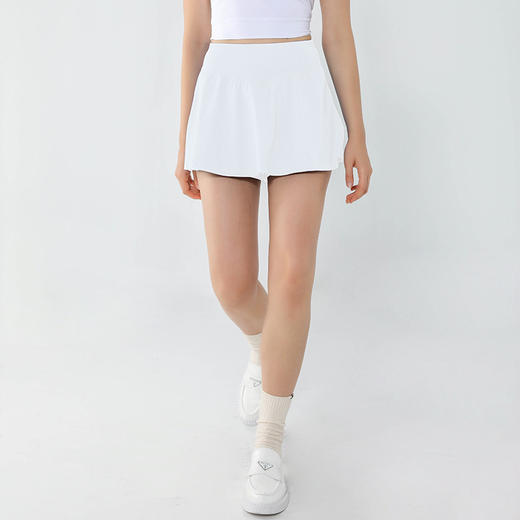 跃牌【活力缤纷】系列瑜伽裙宽松透气跑步短裙防走光假两件运动泳衣BF1013 商品图2