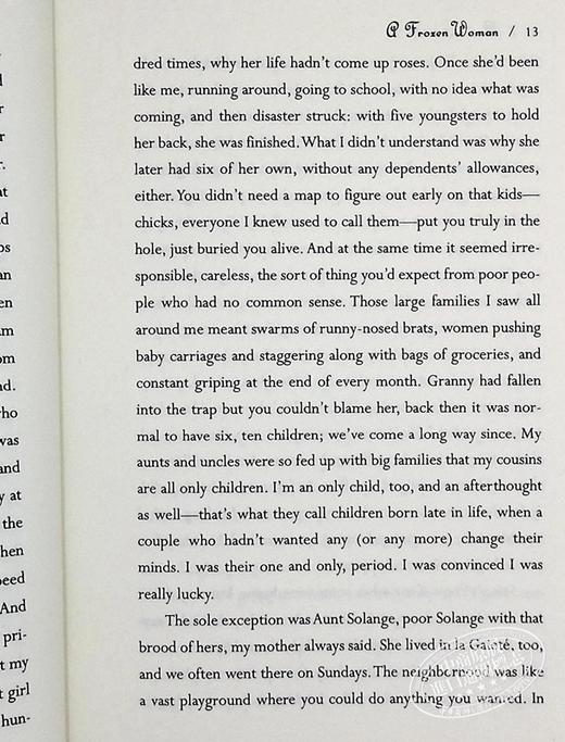 【中商原版】2022年诺贝尔文学奖得主 安妮 埃尔诺 冰冻的女人 A Frozen Woman 英文原版 ANNIE ERNAUX 商品图6